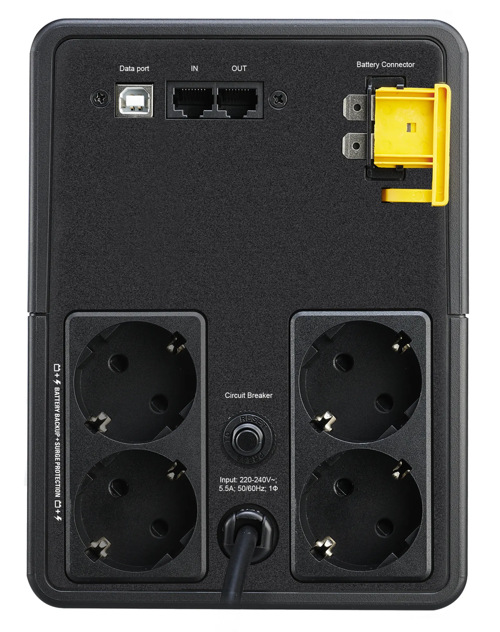 Line-Interactive ტიპის UPS APC Back-UPS 1200VA, 230V, AVR, Schuko Sockets