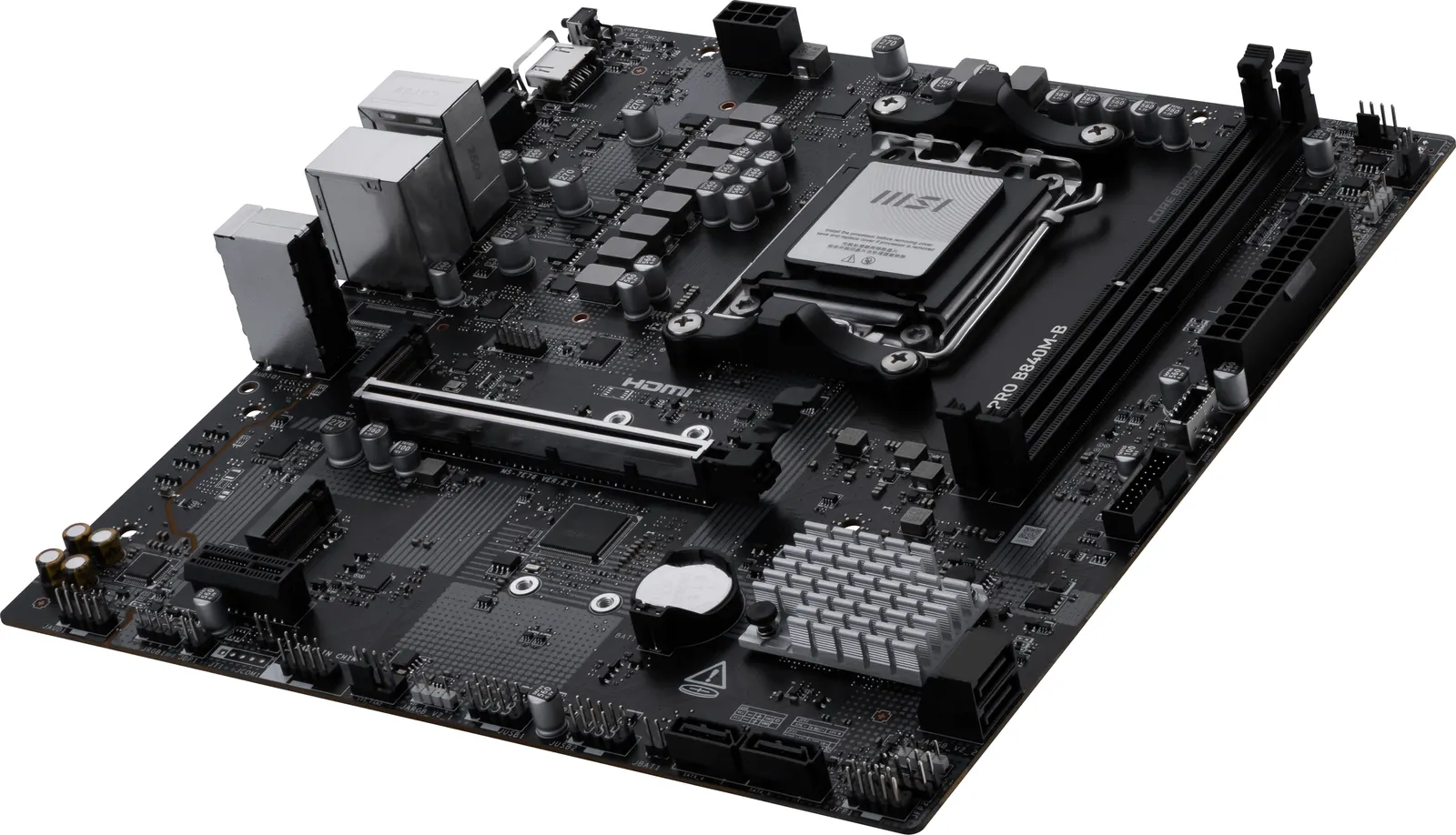 დედაპლატა MSI Motherboard PRO B840M-B sAM5 B840 2xDDR5 M.2 HDMI DSub mATX