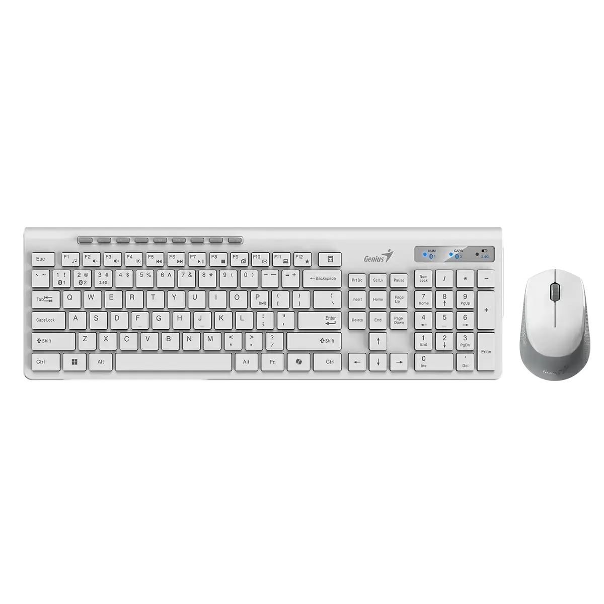 Genius, SlimStar 8230, Keyboard + Mouse (Combo) White