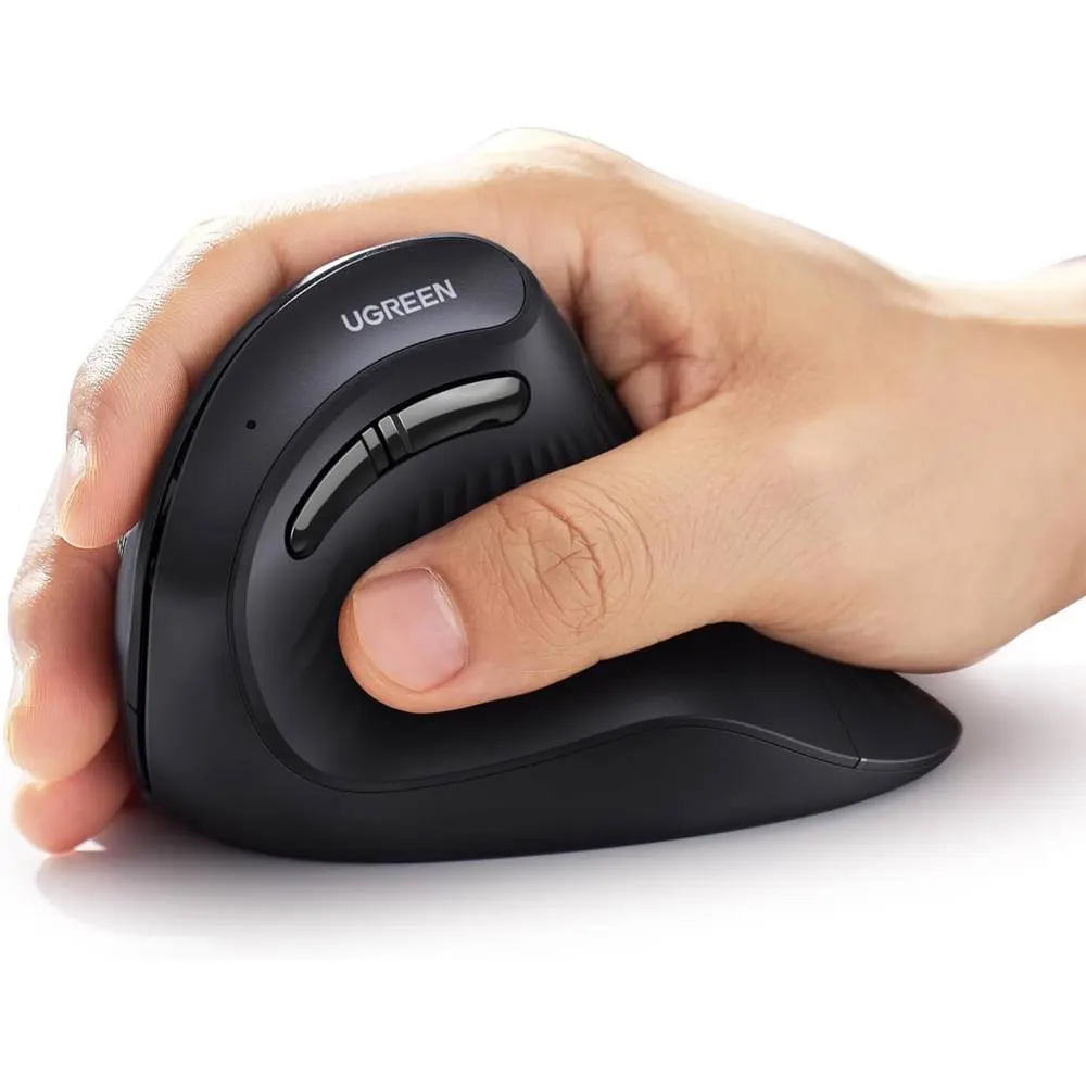 მაუსი UGREEN MU008 (25444), Wireless, Bluetooth, USB, Mouse, Black