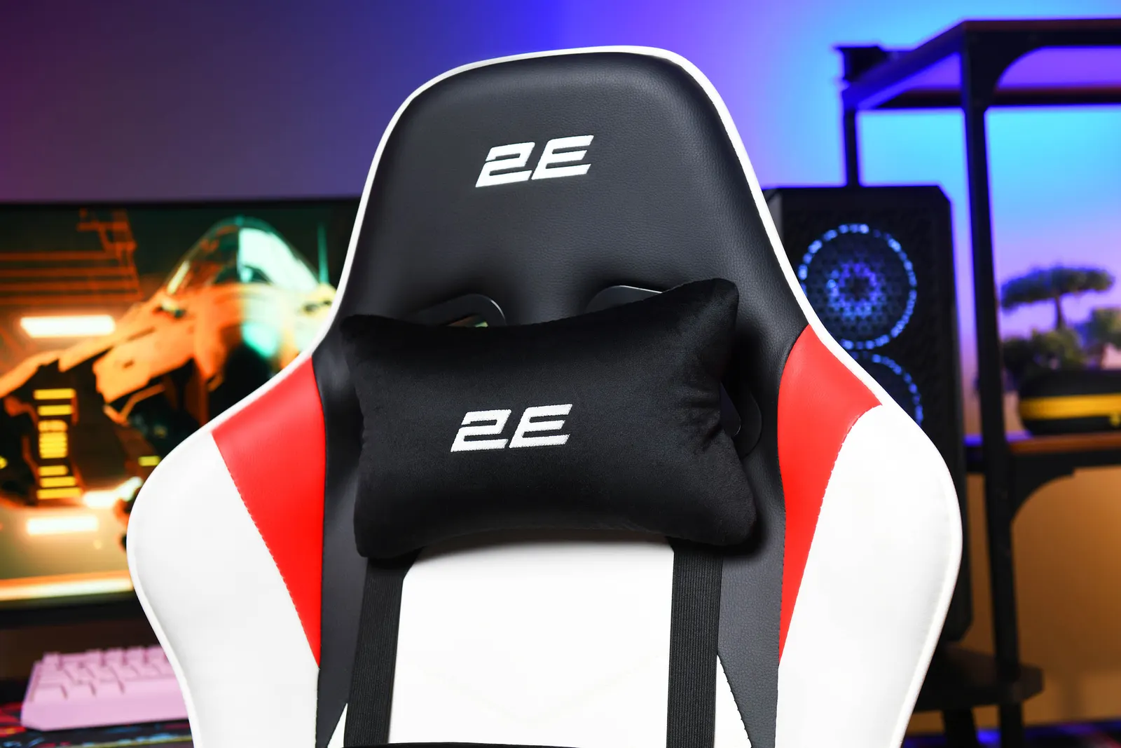 გეიმერული სავარძელი 2E GAMING Chair BUSHIDO White/Black