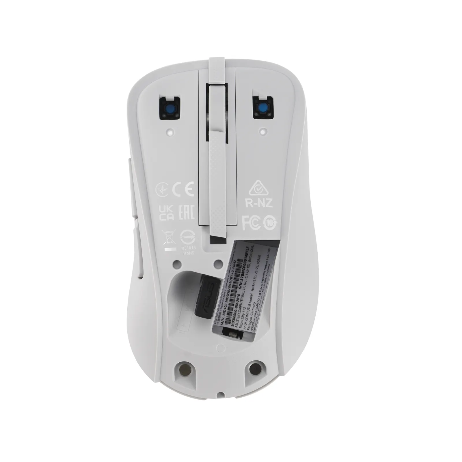 მაუსი MD102 MOUSE/WH//BT+2.4GHZ
