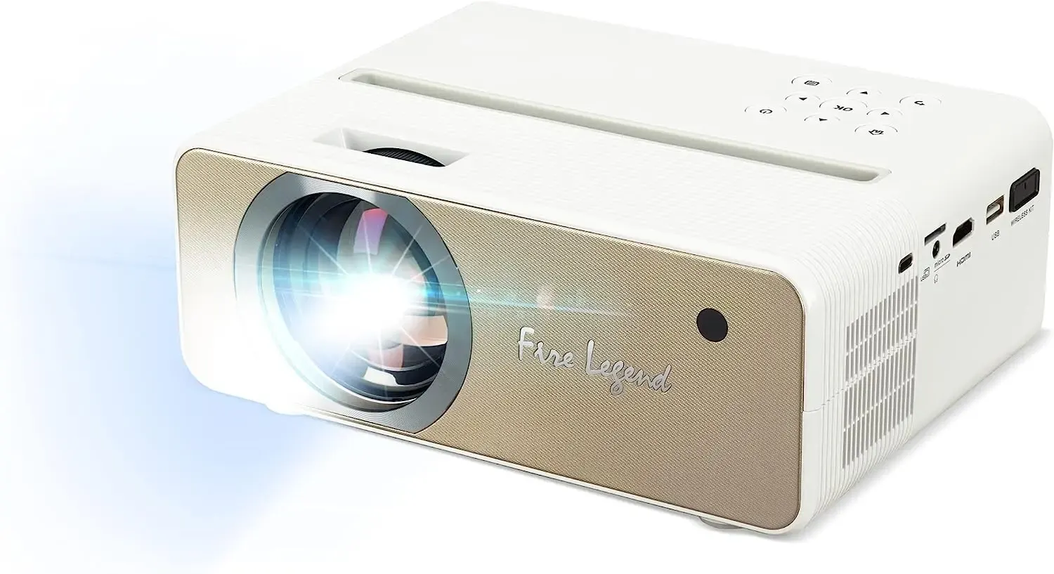 პროექტორი MR.JU411.001, Aopen QF12 LED -Projection system LCD -Wireless Projection, HDMI, MicroSD, Native FHD