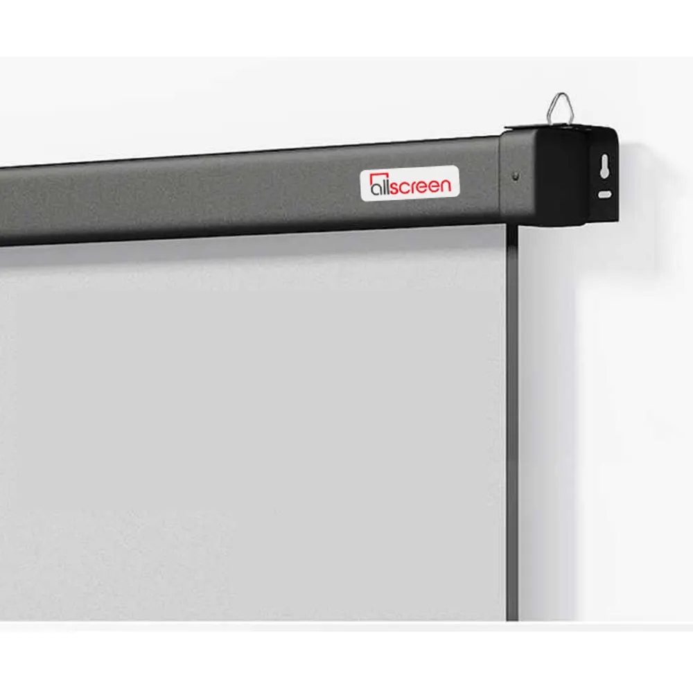 პროექტორის ელექტრო ეკრანი ALLSCREEN ELECTRIC PROJECTION SCREEN 200X200CM HD FABRIC CMP-8080B WITH REMOTE CONTROL 110 inch