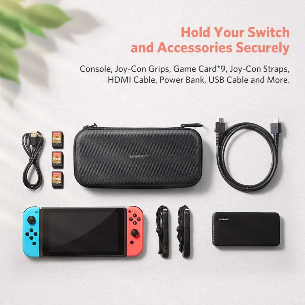 Organizer UGREEN LP174 (50974), Portable Case for Nintendo Switch, Black