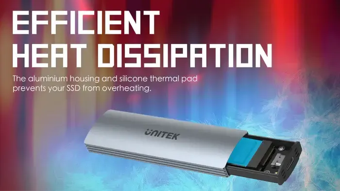 S1230A, UNITEK, USB-C 10Gbps to NVMe & SATA M.2 Enclosure.