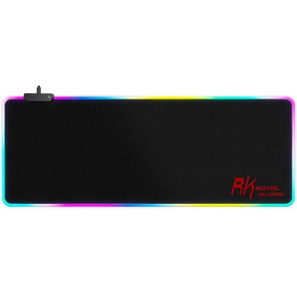 მაუსის პადი Royal Kludge RK MP-834, XL, RGB, Mouse Pad, Black