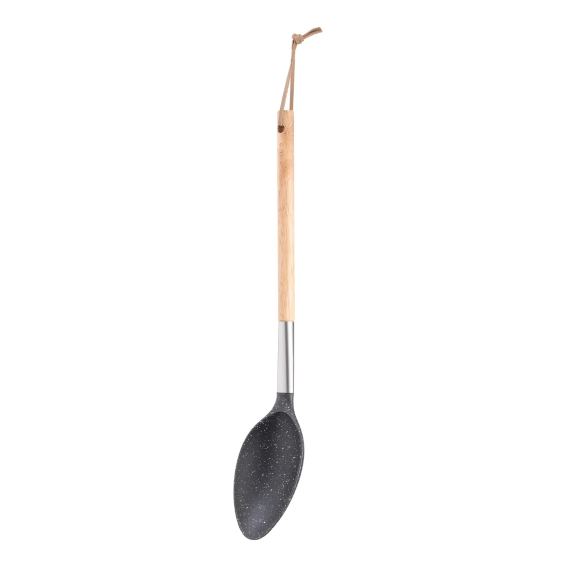 კოვზი Ardesto Spoon Midori, 34.5cm, nylon, wood, stainless steel, black