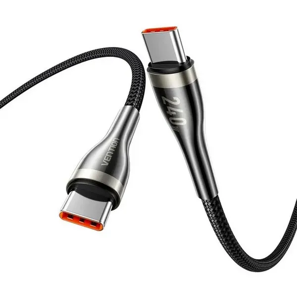 Type-C კაბელი VENTION USB Type-C Male to Male Cable 1.2M