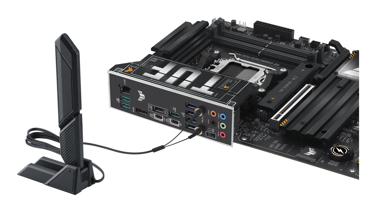 დედაპლატა ASUS Motherboard TUF GAMING X870-PLUS WIFI sAM5 X870 4xDDR5 M.2 HDMI WiFi BT ATX