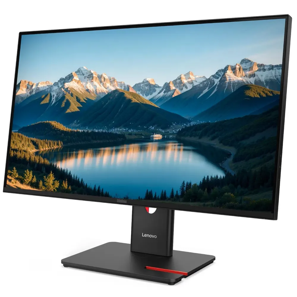 მონიტორი Lenovo 64A6GAR6EU ThinkVision T27Q-40, 27"2560x1440, IPS,120Hz,4ms, 1x HDMI,1x DP, 3xUSB-A,1xUSB-C,1xUSB-B, Tilt,Swivel,Pivot,HAS,3Y