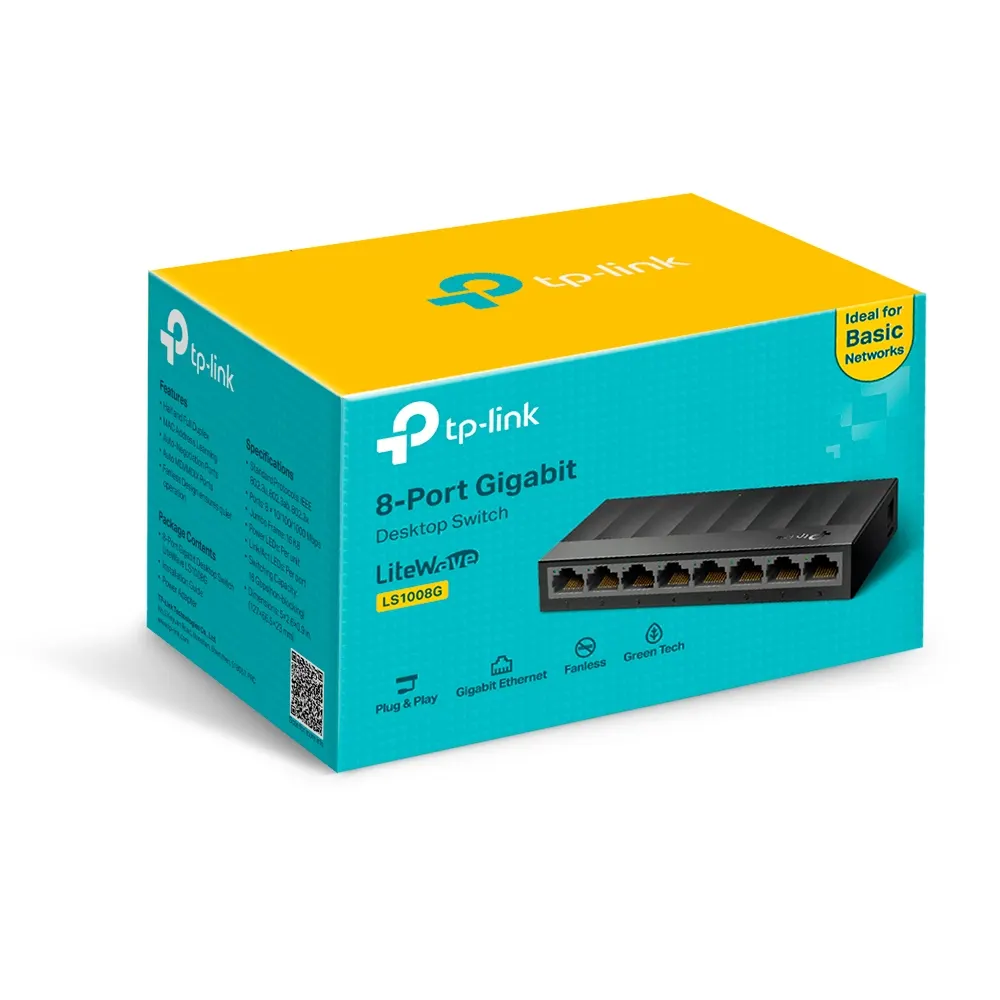 TP-link LS1008G Desktop Switch Unmanaged