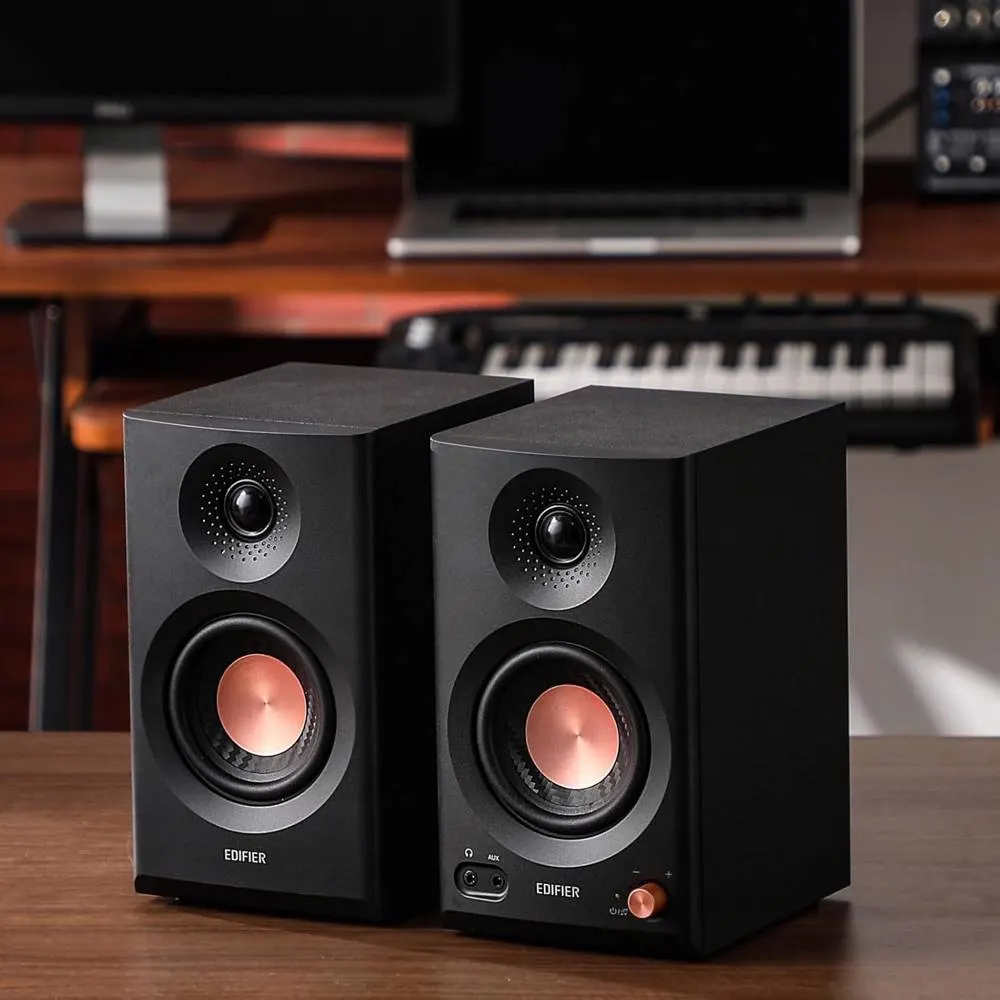 დინამიკი Edifier MR3, 36W, TRS, RCA, AUX, Bluetooth, Powered Studio Monitor Speakers, Black