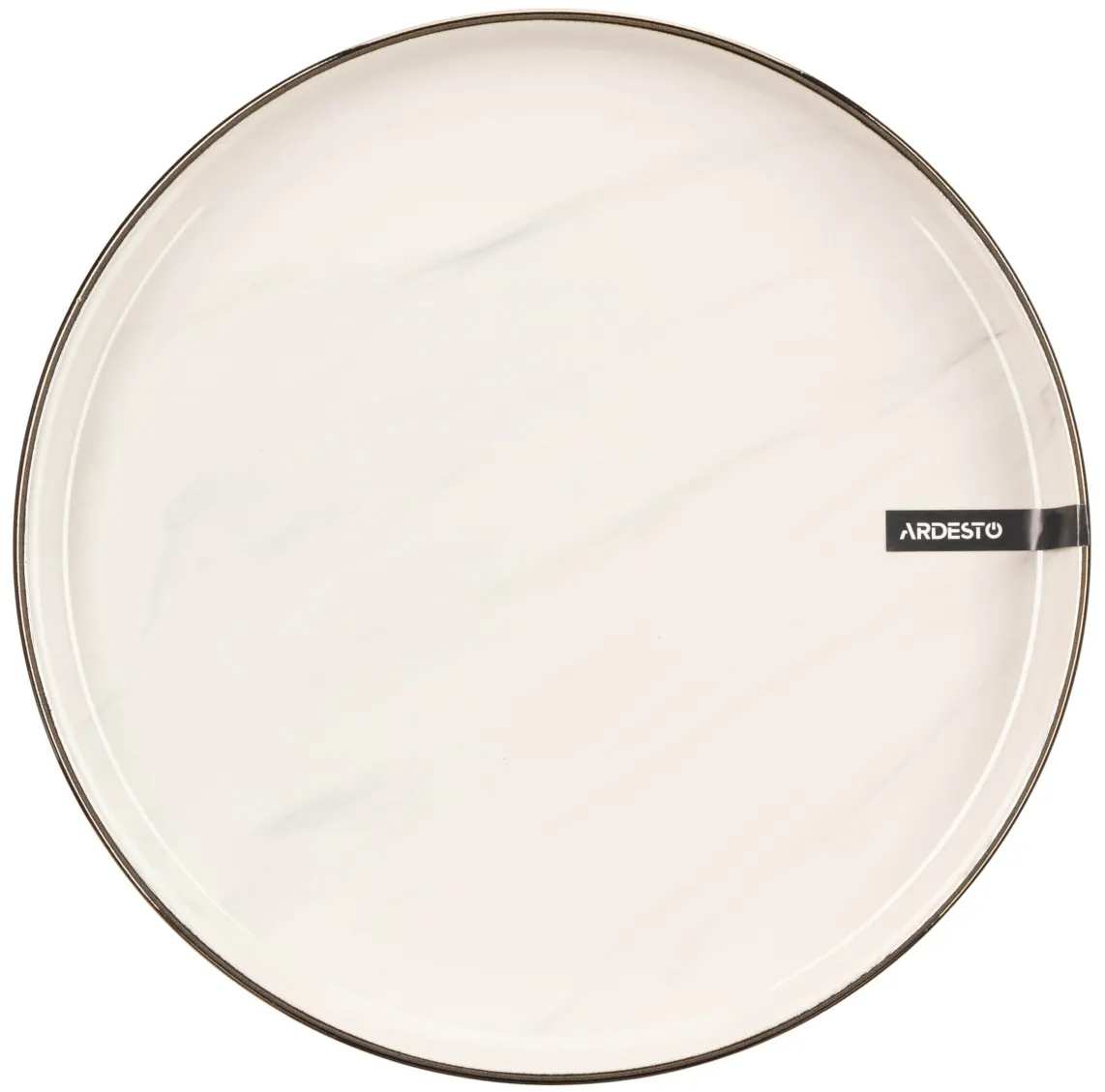 თეფში Ardesto Dinner plate Marmo, 27cm, ceramics, beige