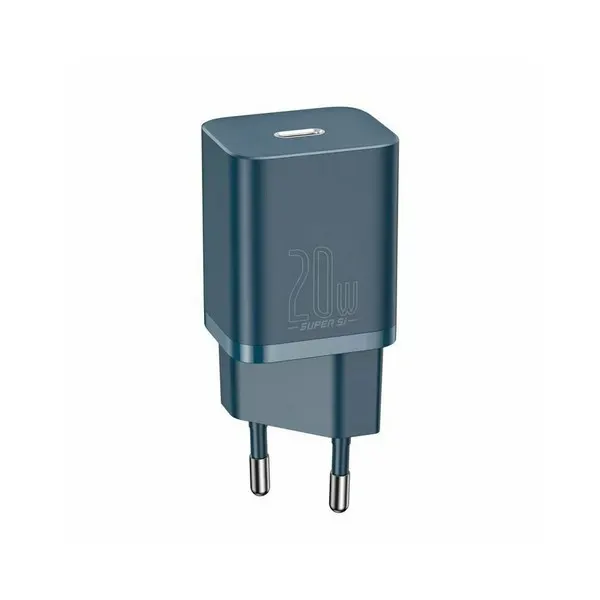 დამტენი Baseus Super Si Fast Charger 20W Blue