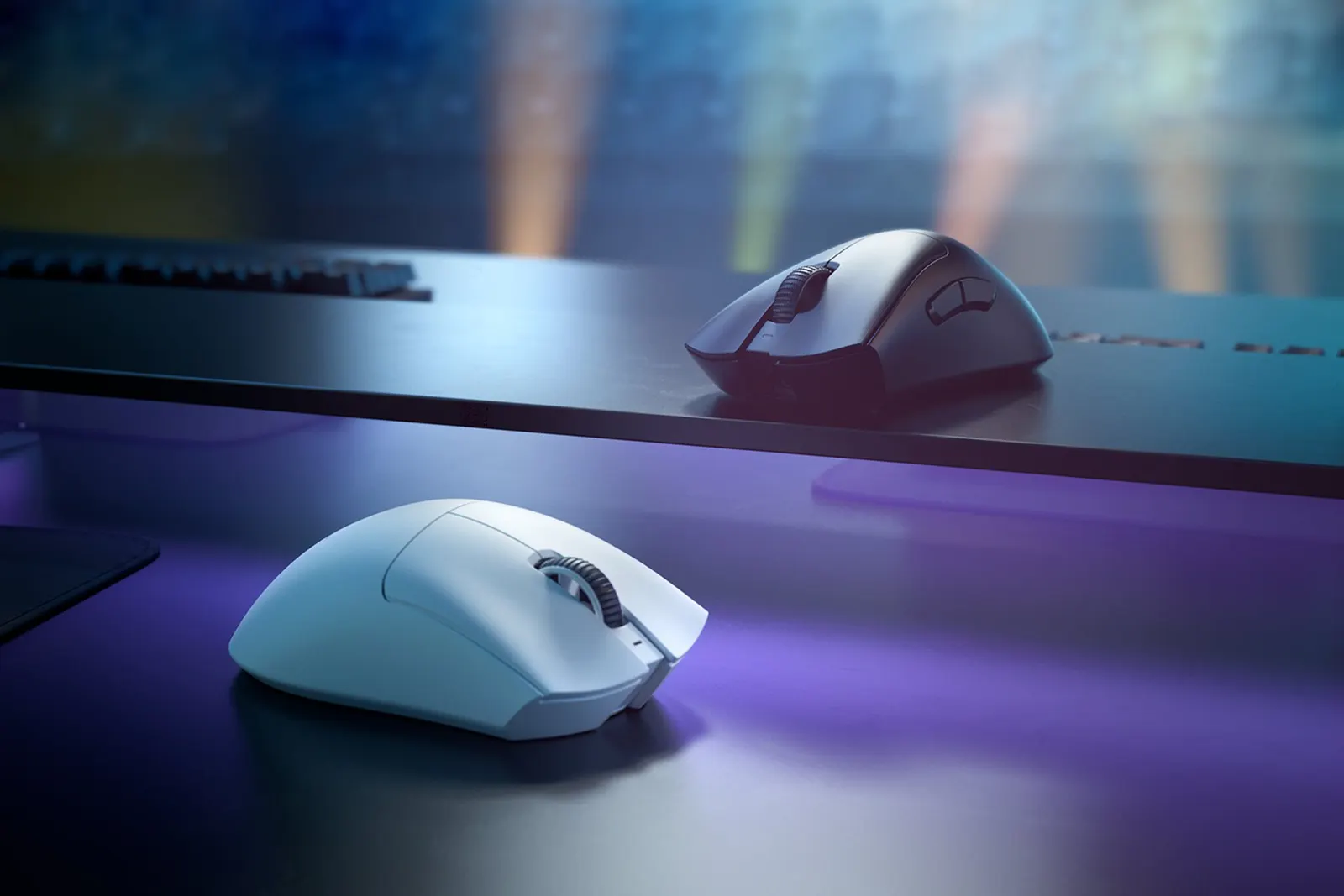 Razer Mouse Deathadder V3 Pro, USB-A/WL/BT, white