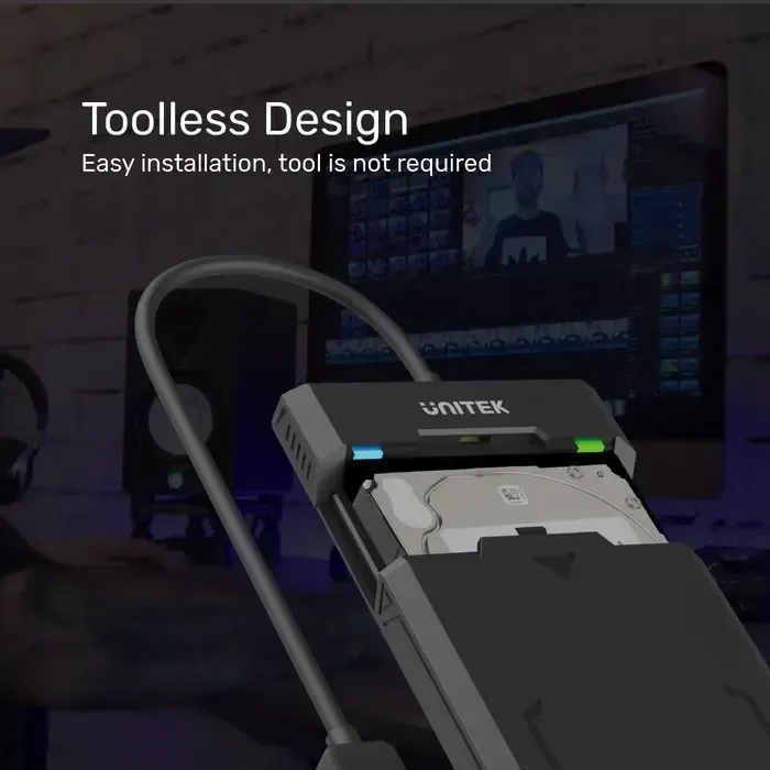 Y-3036A, UNITEK, USB-C to 2.5" enclosure