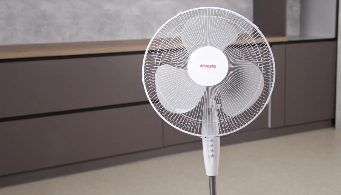 ვენტილატორი Floor fan ARDESTO, 40cm, 45W, white