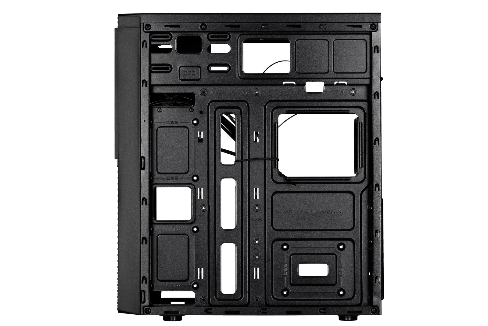 ქეისი 2E PC case Alfa E130 without PSU, 2xUSB3.0, 1xUSB2.0, 1x80mm, VGA 320mm, ATX, black