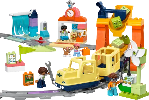 კონსტრუქტორი LEGO DUPLO Town Big Interactive Community Train 10428