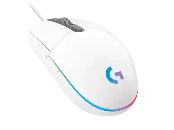 logitech, G102, Mouse (RGB) White