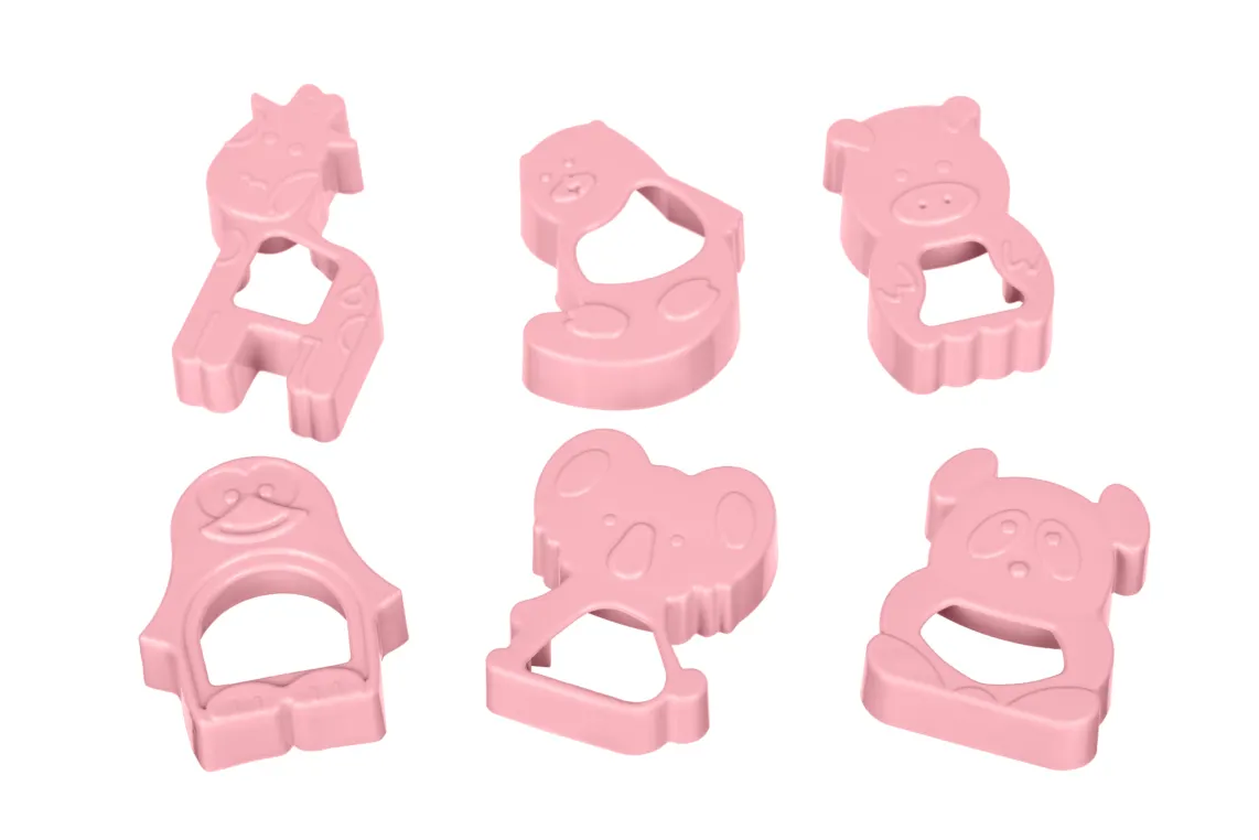 საკონდიტრო აქსესუარი ARDESTO Animals Biscuit Moulds 6 pcs, tiffany blue