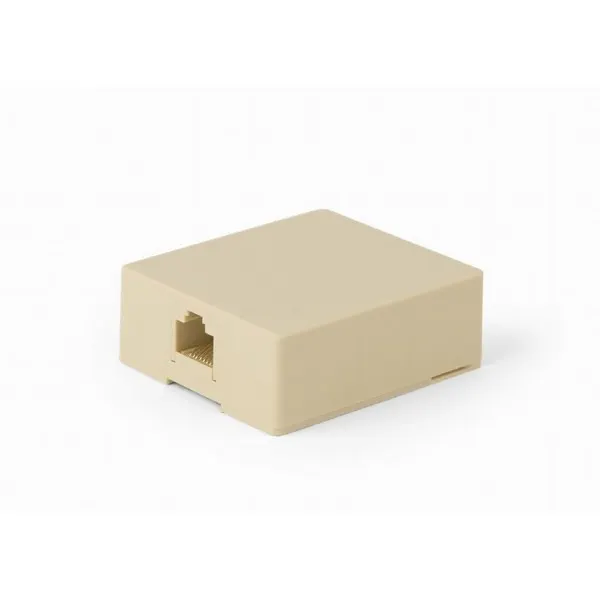 ქსელის კოლოფი Gembird CAT5 Single Surface Mount Box