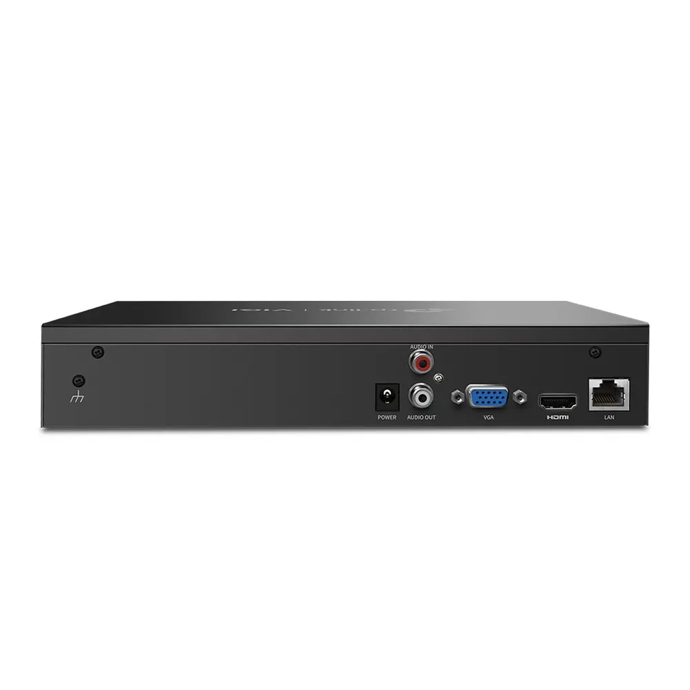 TP-Link VIGI 8 Video Recorder - 8-Channel IP Video Input, Incoming Bandwidth: 80 Mbps, Outgoing Bandwidth: 60 Mbp, 1 SATA slot up to 10TB, Decoding