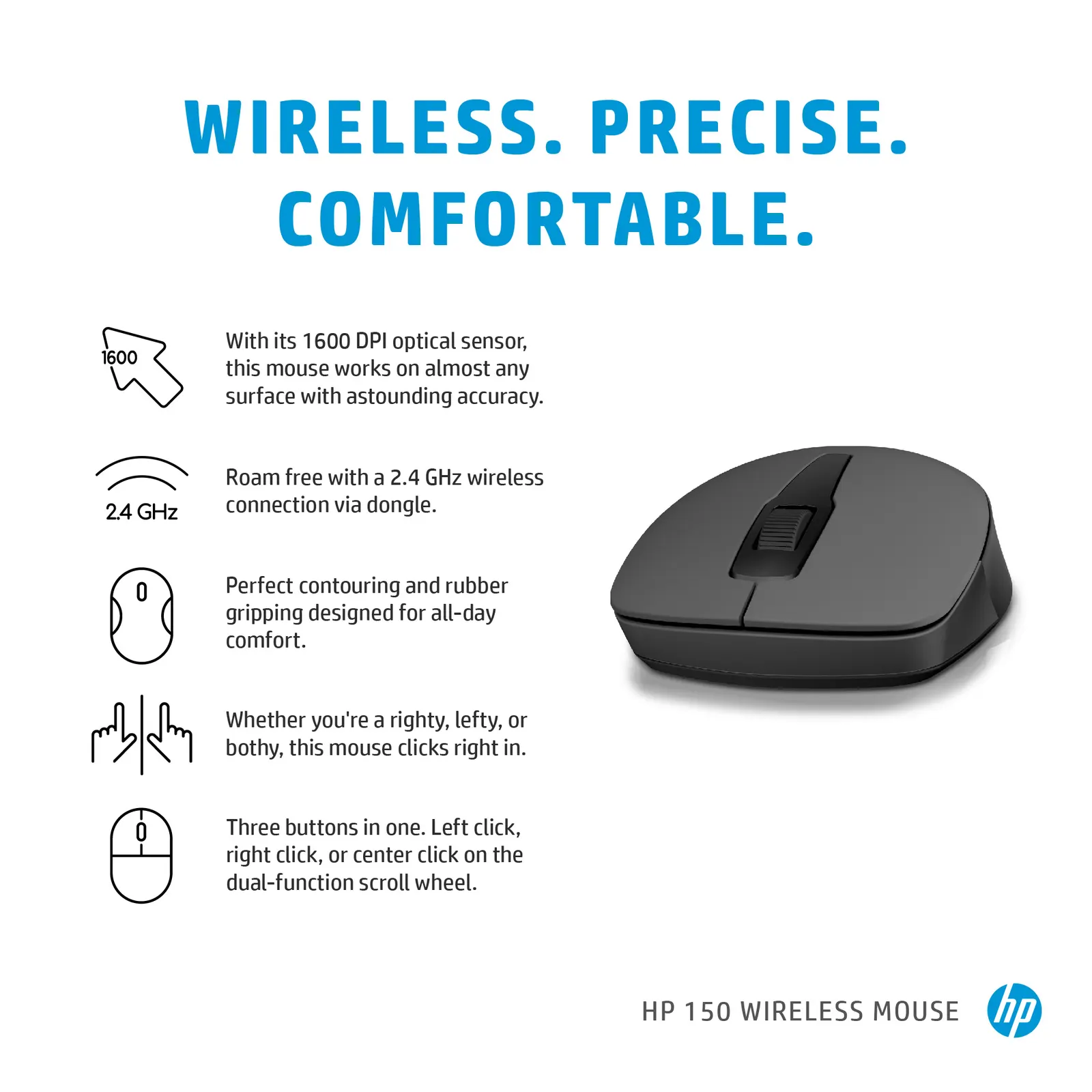 HP 150 Wireless Black