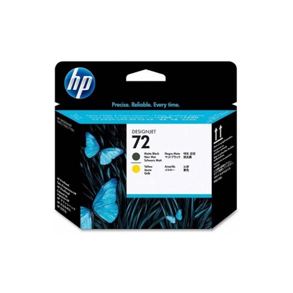 C9384A HP 72 Matte Black & Yellow Printhead