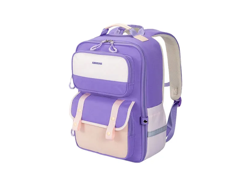 ზურგჩანთა kingsons 15.6" Primary School Backpack Purple - KS251093
