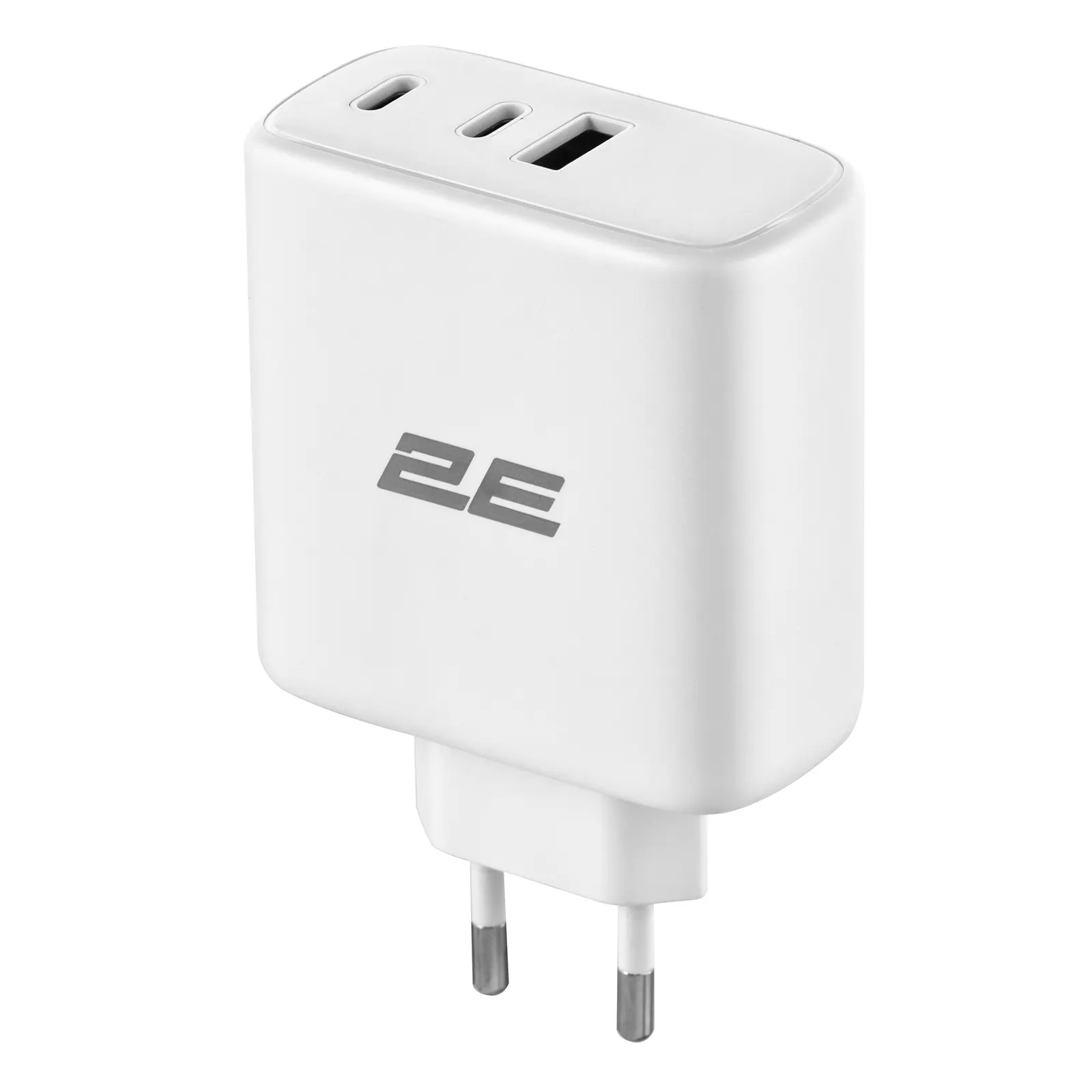 დამტენი 2E Wall Charger 3xUSB GaN 65W, white