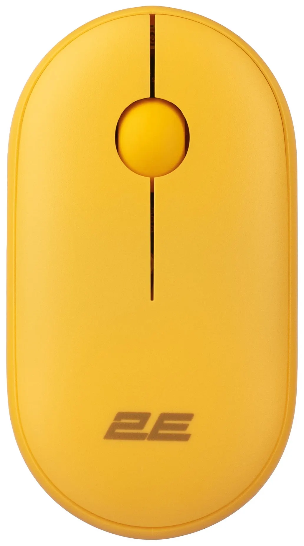 2E Mouse MF300 Silent, WL/BT, sunny-yellow