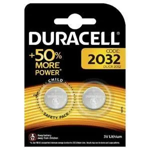 ელემენტი DL/CR2032, DURACELL, Battery, 3V, 2 pack.