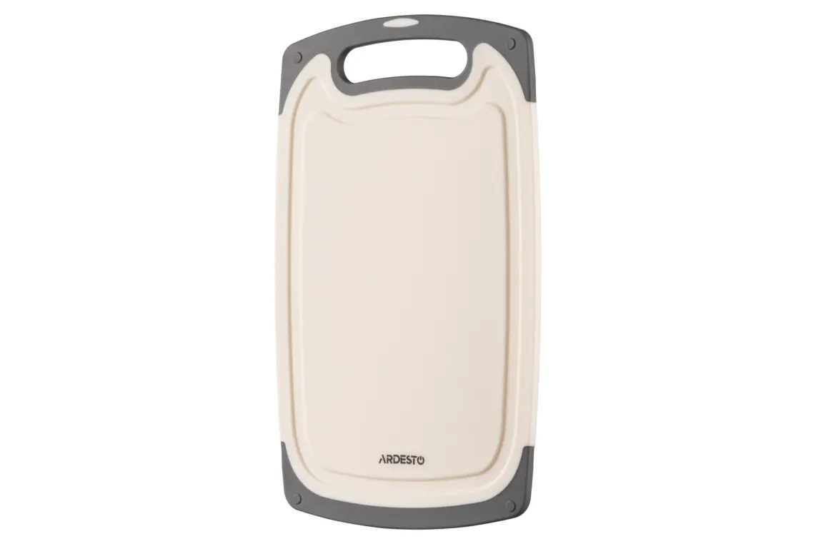 საჭრელი დაფა Ardesto Cutting board Gemini, 33x20x0.85cm, plastic, white