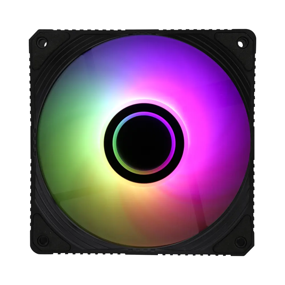 ქეისის ვენტილატორი 2E GAMING Case Fan Air Cool Infinity ACF120IW-ARGB, 120mm, 1200rpm, 3pin, 3pin +5VARGB, 23dBa, black