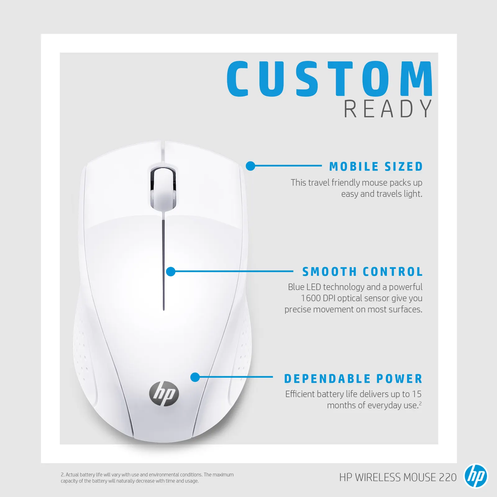 HP 220 Wireless White