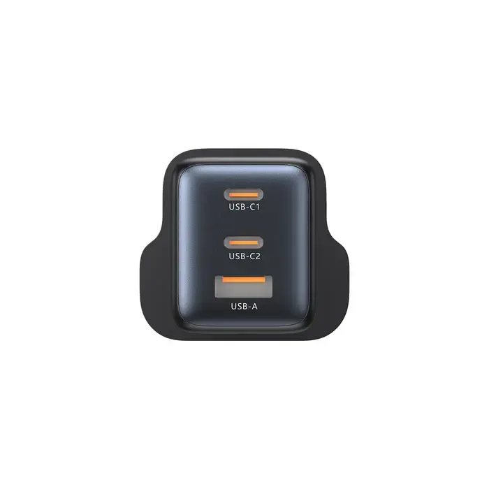 P1130A-EU, UNITEK, Power Supply, 65W 3-Port Wall GaN Charger.