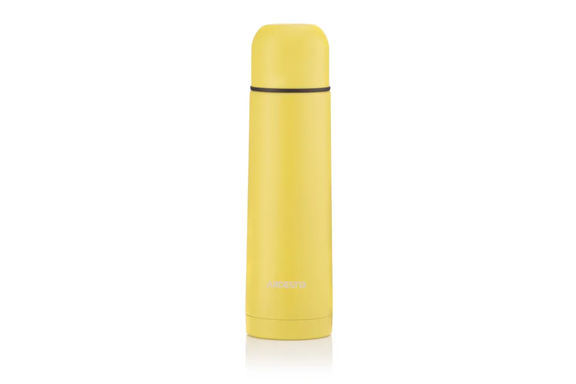 თერმოსი Ardesto Vacuum flask Bright City, 500ml, stainless steel, yellow