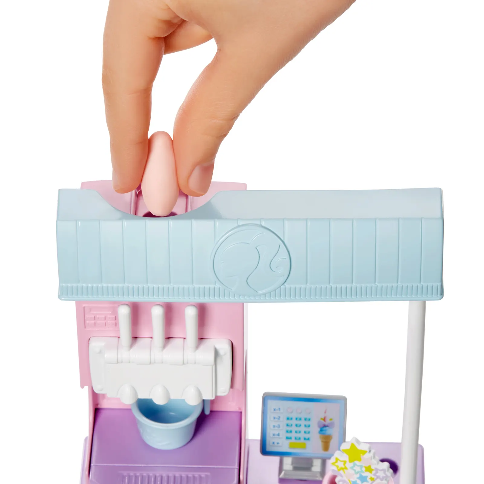 თოჯინა MATTEL Barbie Ice Cream Shopkeeper Playset