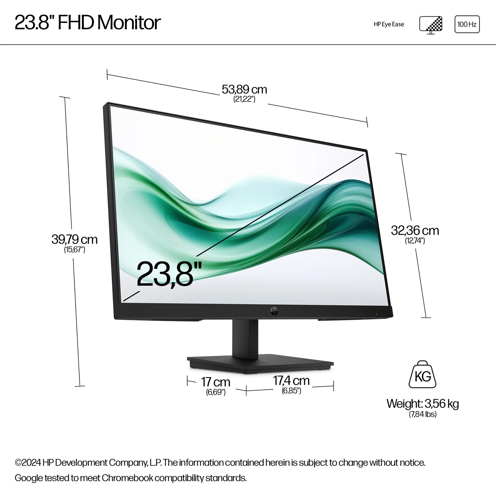 მონიტორი HP S3 Pro 324pv 23.8" VA Black