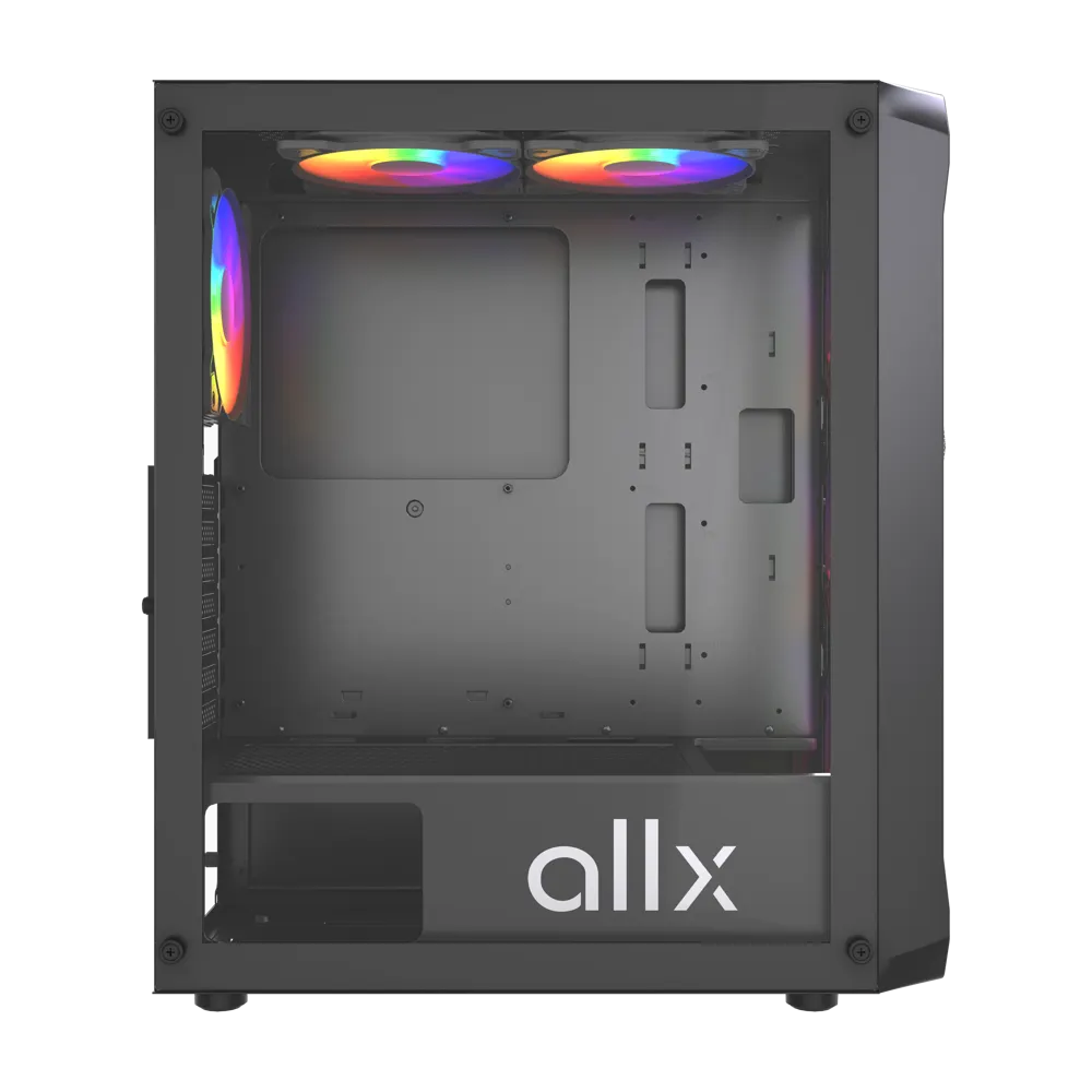 ქეისი ALLX AX-G2044, Computer Case, ATX, MATX, ITX, USB3.0, USB1.0x2, HD AUDIO, Black