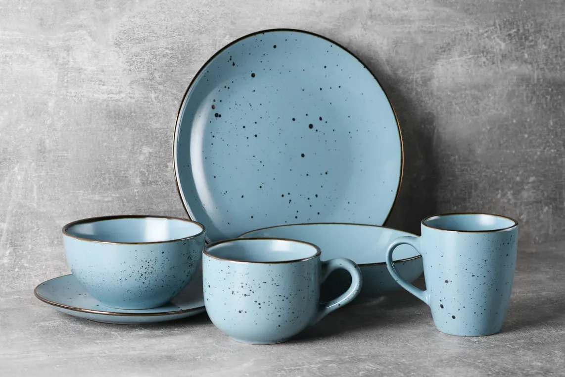 ჯამი Ardesto Salad bowl Bagheria Misty blue, 14cm, ceramics, blue