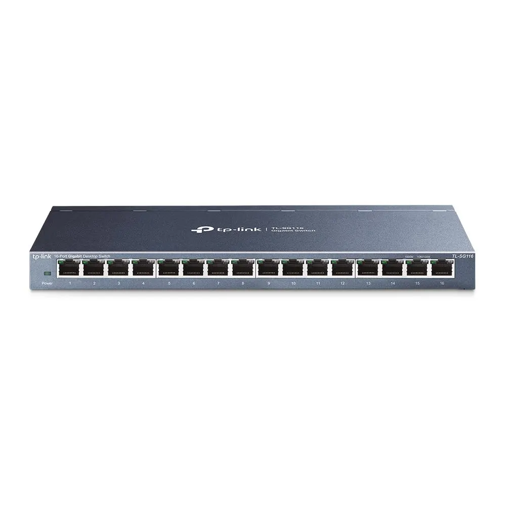 TP-Link, TL-SG116, Switch, 16-Port Gigabit Desktop Switch, 16 10/100/1000Mbps