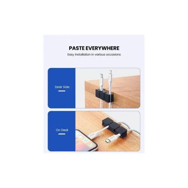 კაბელის ორგანაიზერი LP208, UGREEN, Cable Manager, Cable Organizer, Black.
