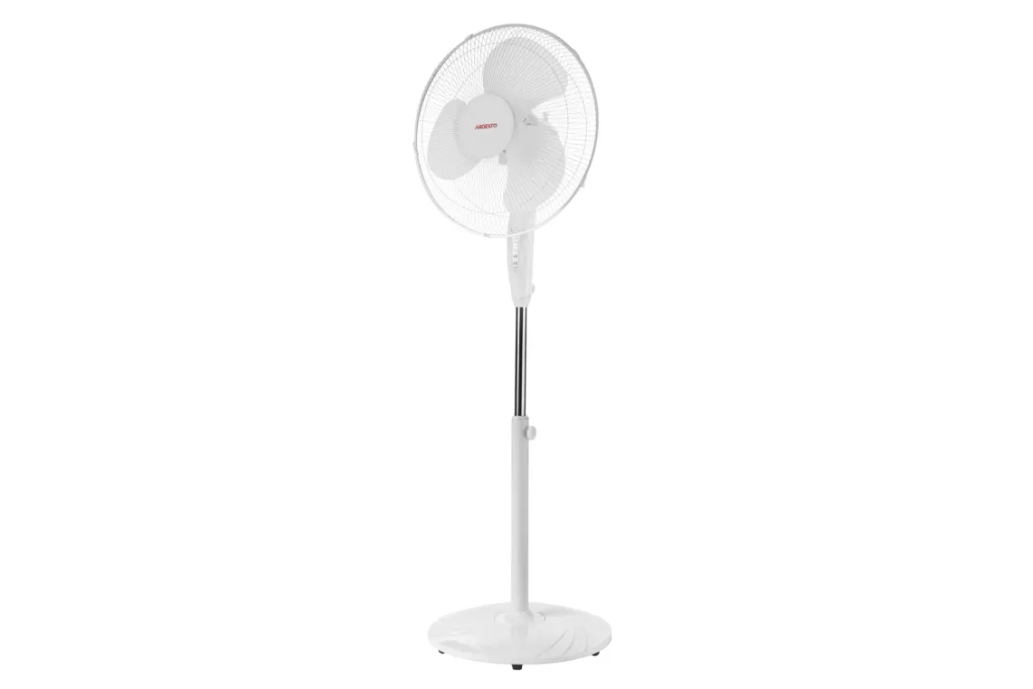 ვენტილატორი Ardesto FN-R1608RW fan with remote control, round support, white
