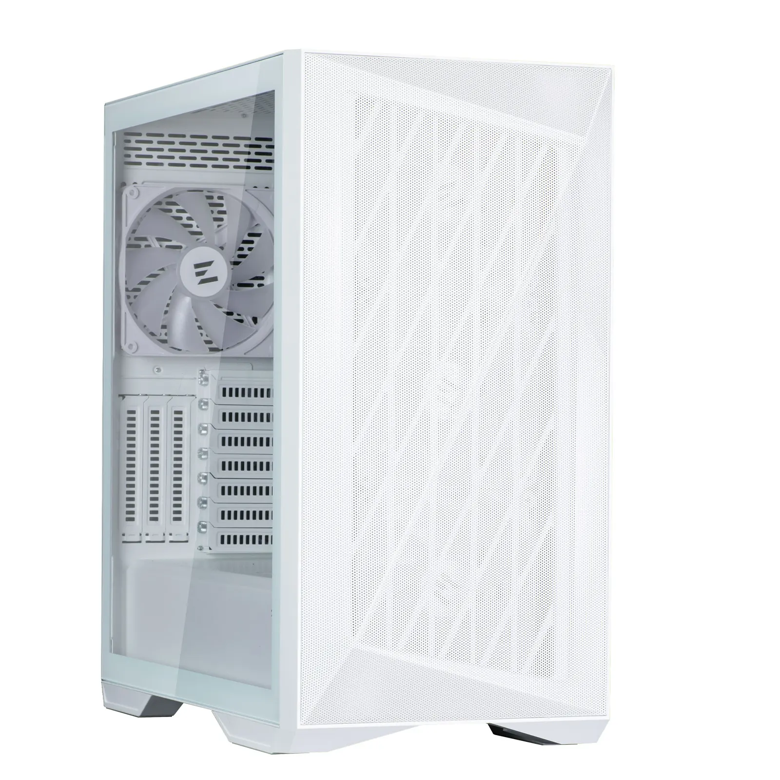 ქეისი Zalman PC case Z9 Iceberg MS without PSU, 2xUSB3.0, 2xUSB2.0, 1xUSB 3.1 Gen2 Type-C, 4x140mm ARGB, VGA 390mm, LCS ready, TG Side Panel, EATX, white