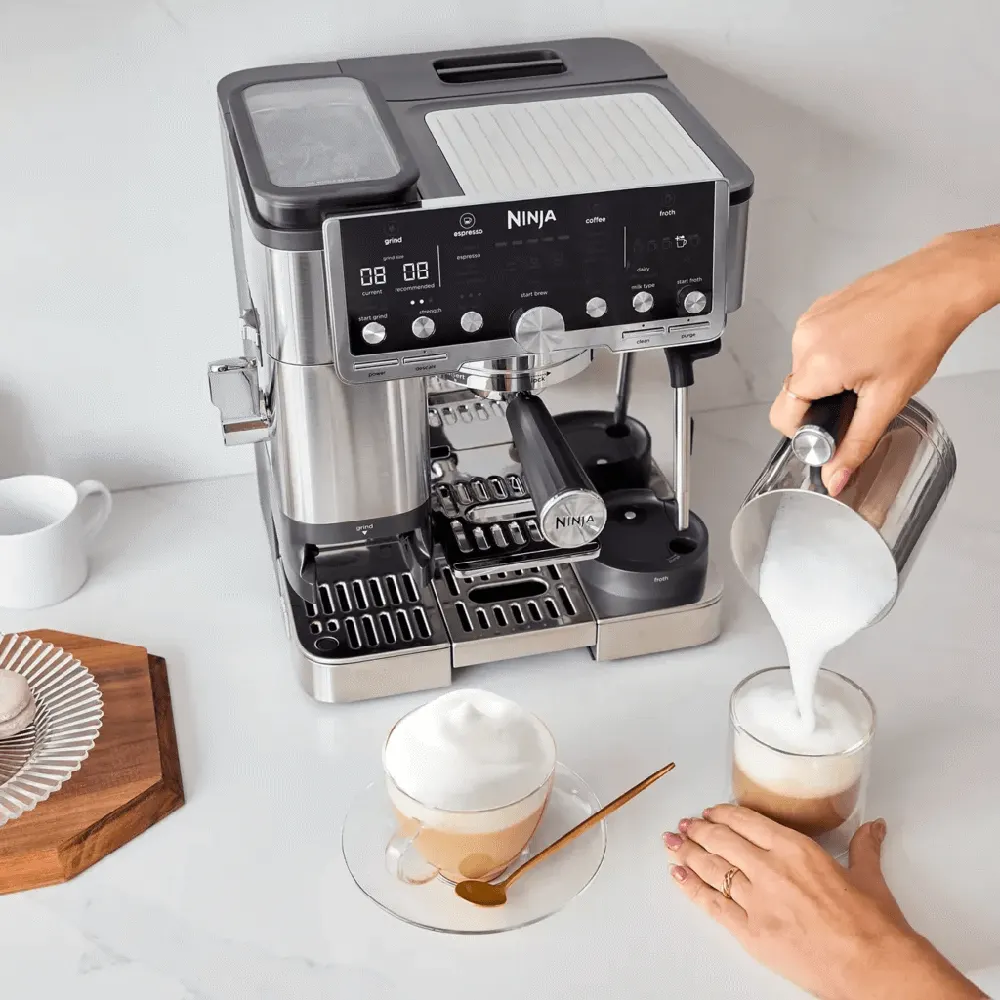 ყავის აპარატი Ninja ES701EU Luxe Café Pro Series, 1650W, 2L, Coffee Machine, Black/Stainless Steel