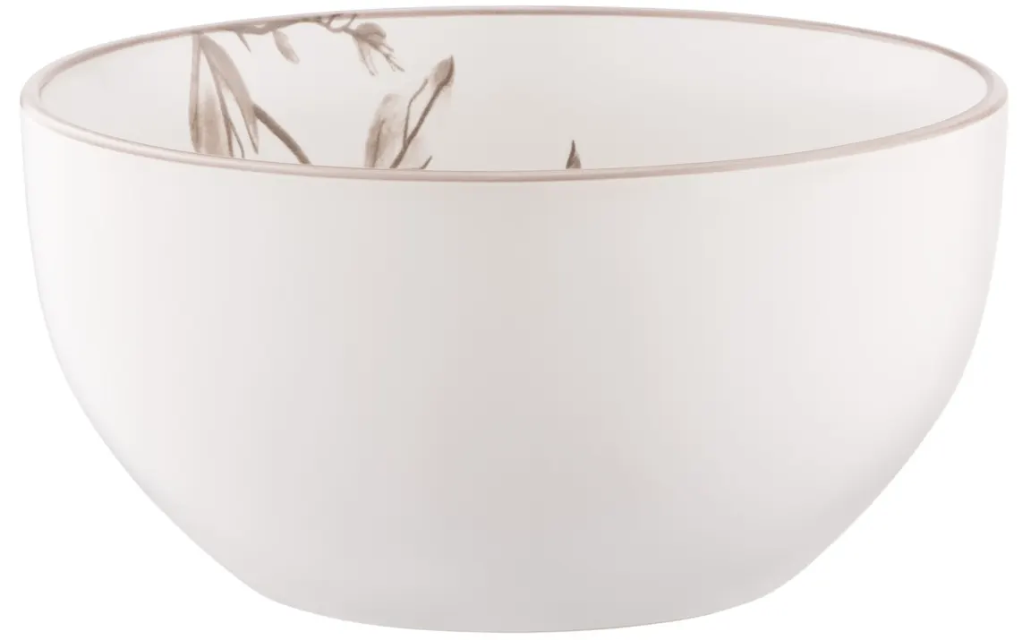 ჯამი Bowl ARDESTO Asti, 670ml, 14.2cm, ceramic, white-beige