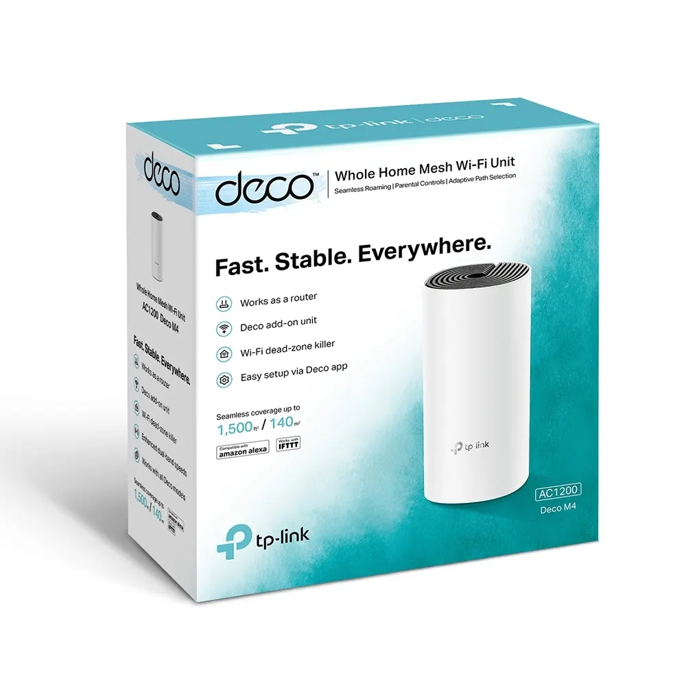 Mesh სისტემა TP-Link Deco M4 867 Mbps, 300 Mbps (1-pack)